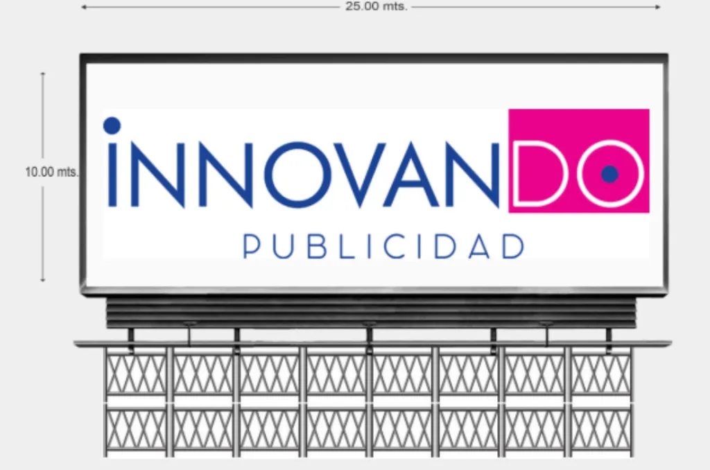 Diagrama Técnico Valla Horizontal